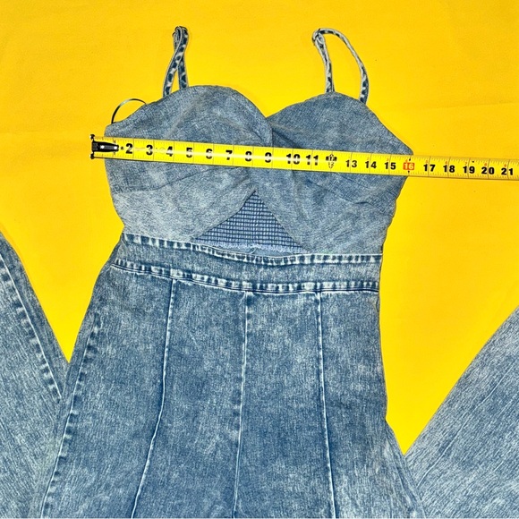 Flying tomato Denim jumpsuit - Picture 7 of 8